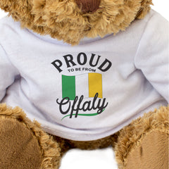 PROUD TO BE FROM OFFALY - Teddy Bear - Ireland County Offaly Gift Present