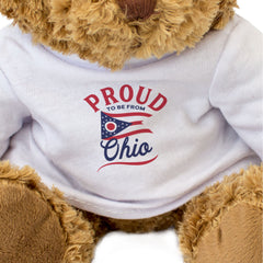 PROUD TO BE FROM OHIO - Teddy Bear - Cute Cuddly Soft - Gift Present