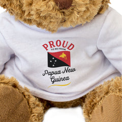 PROUD TO BE FROM PAPUA NEW GUINEA - Teddy Bear - Cute - PNG Gift Present