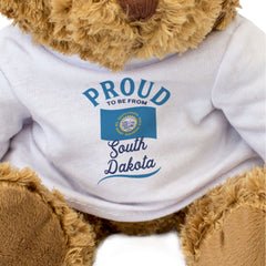 PROUD TO BE FROM SOUTH DAKOTA - Teddy Bear - Cute Cuddly - Gift Present