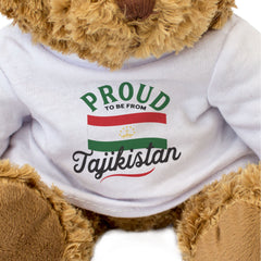 PROUD TO BE FROM TAJIKISTAN - Teddy Bear - Cute Cuddly Soft - Gift Present