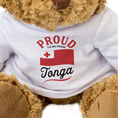 PROUD TO BE FROM TONGA - Teddy Bear - Cute Cuddly Soft - Tongan Gift Present