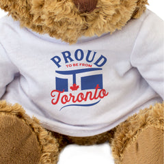 PROUD TO BE FROM TORONTO - Teddy Bear - Cute Cuddly Soft - Canada Gift Present