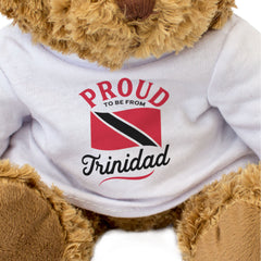 PROUD TO BE FROM TRINIDAD - Teddy Bear - Cute Cuddly Soft - Gift Present