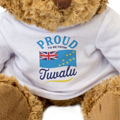 PROUD TO BE FROM TUVALU - Teddy Bear - Cute Cuddly Soft Adorable - Gift Present