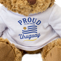 PROUD TO BE FROM URUGUAY - Teddy Bear - Cute Cuddly - Uruguayan Gift Present