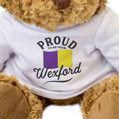 PROUD TO BE FROM WEXFORD - Teddy Bear - Ireland County Wexford Gift Present
