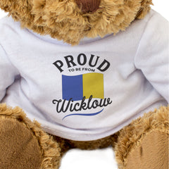 PROUD TO BE FROM WICKLOW - Teddy Bear - Ireland County Wicklow Gift Present