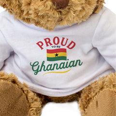 PROUD TO BE GHANAIAN - Teddy Bear - Cute Cuddly Soft - Ghana Gift Present