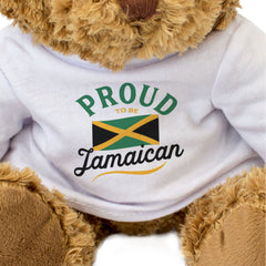 PROUD TO BE JAMAICAN - Teddy Bear - Cute Cuddly Soft - Jamaica Gift Present