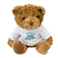 PROUD TO BE KAZAKH - Teddy Bear - Cute Cuddly Soft - Kazakhstan Gift Present