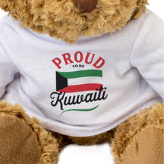 PROUD TO BE KUWAITI - Teddy Bear - Cute Cuddly Soft - Kuwait Gift Present