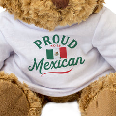 PROUD TO BE MEXICAN - Teddy Bear - Cute Cuddly Soft - Mexico Gift Present