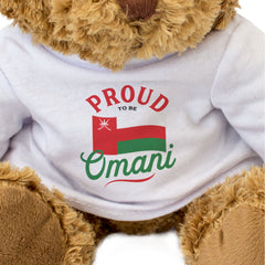 PROUD TO BE OMANI - Teddy Bear - Cute Cuddly Soft Adorable - Oman Gift Present