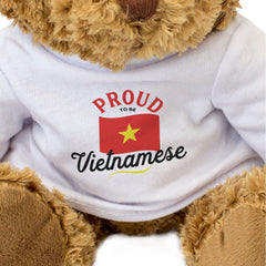 PROUD TO BE VIETNAMESE - Teddy Bear - Cute Cuddly Soft - Vietnam Gift Present