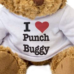 I LOVE PUNCH BUGGY - Teddy Bear - Cute Cuddly Soft Adorable - Gift Present