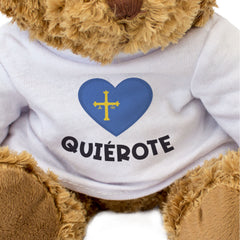QUIÉROTE (ASTURIAS FLAG) - Teddy Bear - I Love You - Romantic Gift Present
