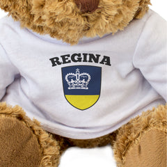 REGINA CITY FLAG - Teddy Bear - Cute Cuddly - Canada Saskatchewan Gift Present