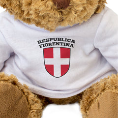 RESPUBLICA FIORENTINA FLAG - Teddy Bear - Republic of Florence Gift Present