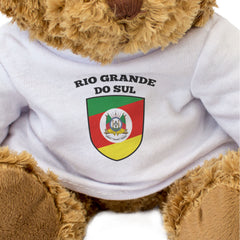 RIO GRANDE DO SUL FLAG - Teddy Bear - Cute Cuddly Soft - Brazil Gift Present
