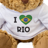 I Love Rio (Brazil Flag) - Teddy Bear