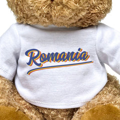 ROMANIA (SCRIPT) - Teddy Bear - Cute Cuddly Soft Funny - Souvenir Gift Present