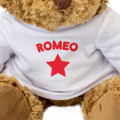 ROMEO (RED STAR) - Teddy Bear - Cute Cuddly Soft Adorable - Gift Present