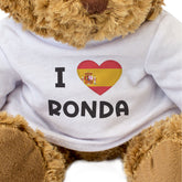 I Love Ronda (Spain Flag) - Teddy Bear