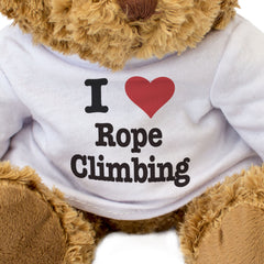 I LOVE ROPE CLIMBING - Teddy Bear - Cute Cuddly Soft Adorable - Gift Present