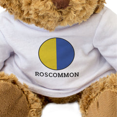 ROSCOMMON COUNTY COLOURS (ROUNDEL) - Teddy Bear - Cute - Ireland Gift Present