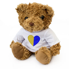 ROSCOMMON COUNTY COLOURS HEART - Teddy Bear - Cute - Ireland Gift Present