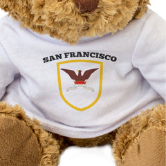 SAN FRANCISCO CITY FLAG - Teddy Bear - Cute Cuddly - California Gift Present