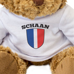 SCHAAN FLAG - Teddy Bear - Cute Cuddly Soft - Liechtenstein Gift Present