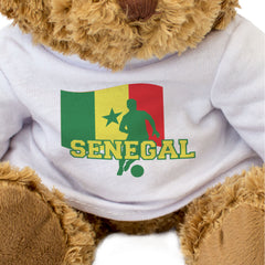 SENEGAL FLAG (FOOTBALL) - Teddy Bear - Cute - Senegalese Soccer Fan Gift Present