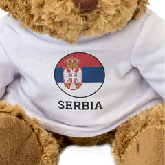 SERBIA FLAG ROUNDEL - Teddy Bear - Cute Cuddly Soft - Serbian Gift Present
