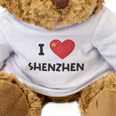 I Love Shenzhen (China Flag) - Teddy Bear