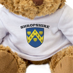 SHROPSHIRE COUNTY FLAG - Teddy Bear - Cute Cuddly Soft - Gift Present