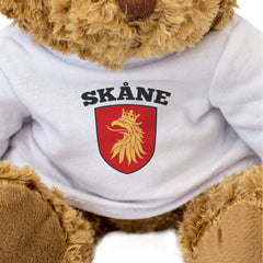 SKÅNE HERALDIC FLAG - Teddy Bear - Cute Cuddly Soft - Sverige Gift Present