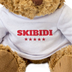 SKIBIDI - Teddy Bear - Cute Cuddly - Gen Z Gen Alpha Slang Funny Gift Present