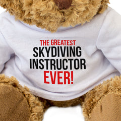 THE GREATEST SKYDIVING INSTRUCTOR EVER - Teddy Bear - Cute Cuddly - Gift Present