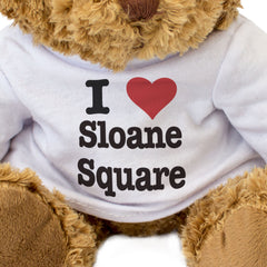 I LOVE SLOANE SQUARE - Teddy Bear - Cute Cuddly Soft Adorable - Gift Present