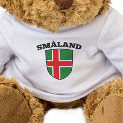 SMÅLAND FLAG - Teddy Bear - Cute Cuddly Soft Adorable - Sweden Gift Present