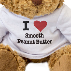 I LOVE SMOOTH PEANUT BUTTER - Teddy Bear - Cute Cuddly Soft - Gift Present