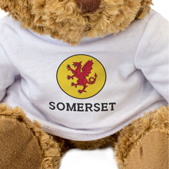 SOMERSET COUNTY FLAG ROUNDEL - Teddy Bear - Cute Cuddly Soft - Gift Present