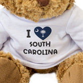 I Love South Carolina Flag - Teddy Bear