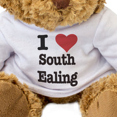 I LOVE SOUTH EALING - Teddy Bear - Cute Cuddly Soft Adorable - Gift Present