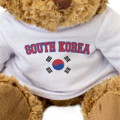 SOUTH KOREA + FLAG - Teddy Bear - Cute Funny Soft - Korean Souvenir Gift Present