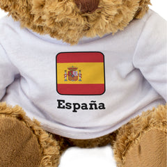 ESPAÑA FLAG SQUARE - Teddy Bear - Cute Funny - Spain Souvenir Gift Present