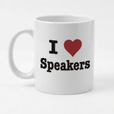 I LOVE SPEAKERS - Mug - Funny Music Gift Present