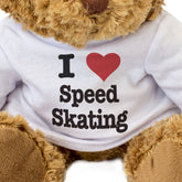I Love Speed Skating - Teddy Bear